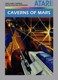 Caverns of Mars Atari 5200 US box art
